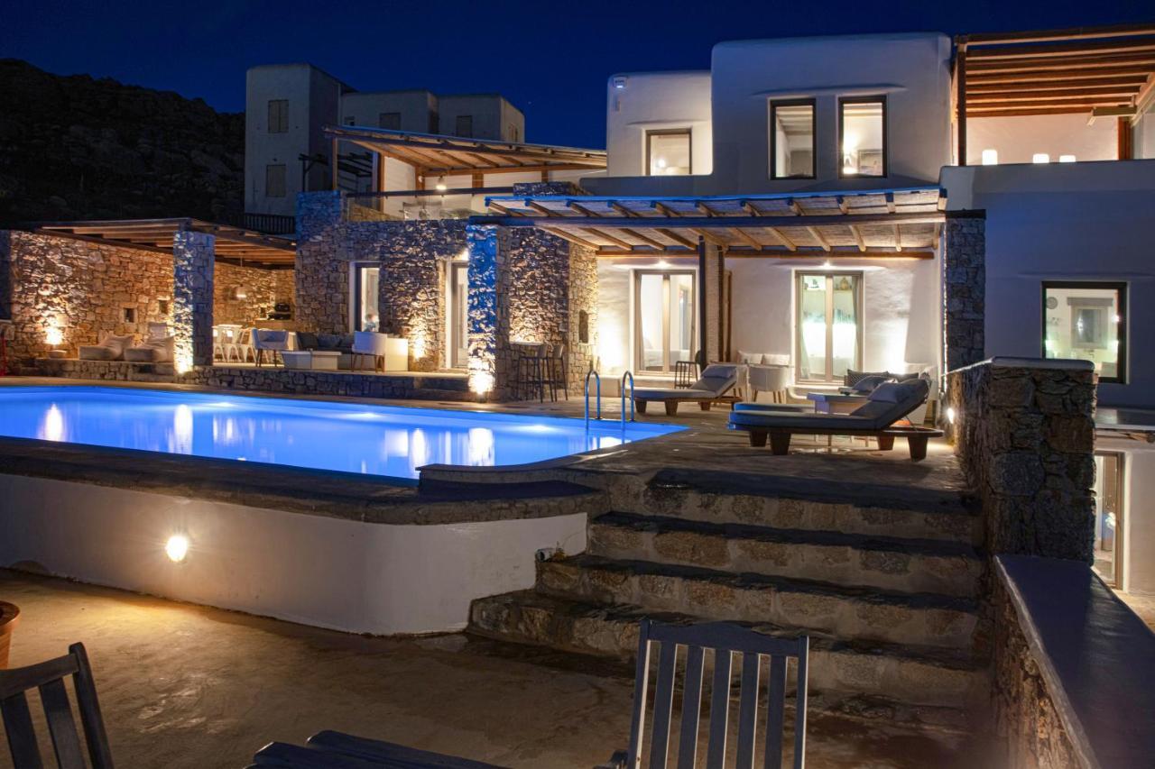 Amallini Suites Mykonos スーパーパラダイスビーチ エクステリア 写真