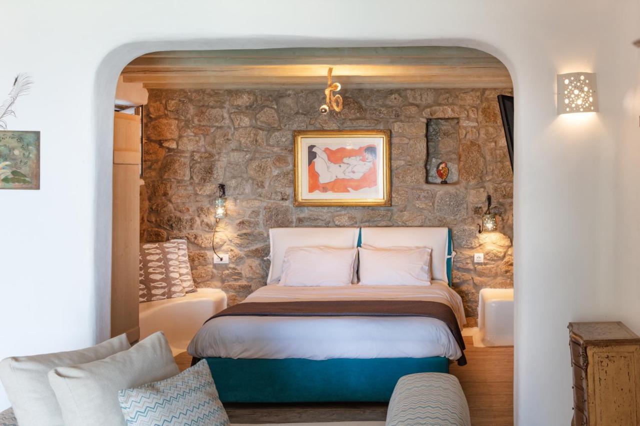 Amallini Suites Mykonos スーパーパラダイスビーチ エクステリア 写真