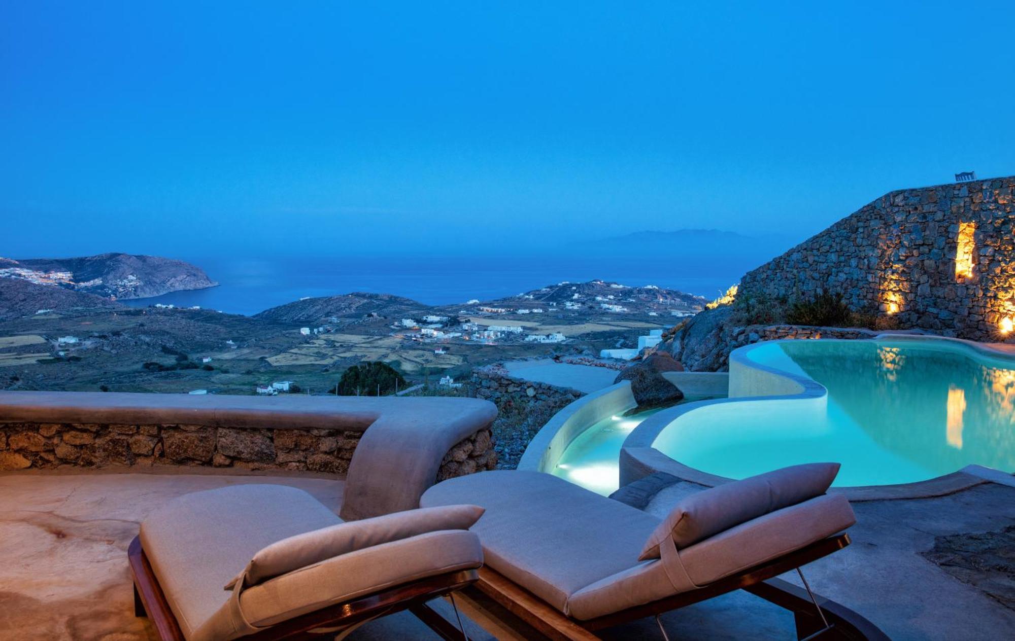 Amallini Suites Mykonos スーパーパラダイスビーチ エクステリア 写真