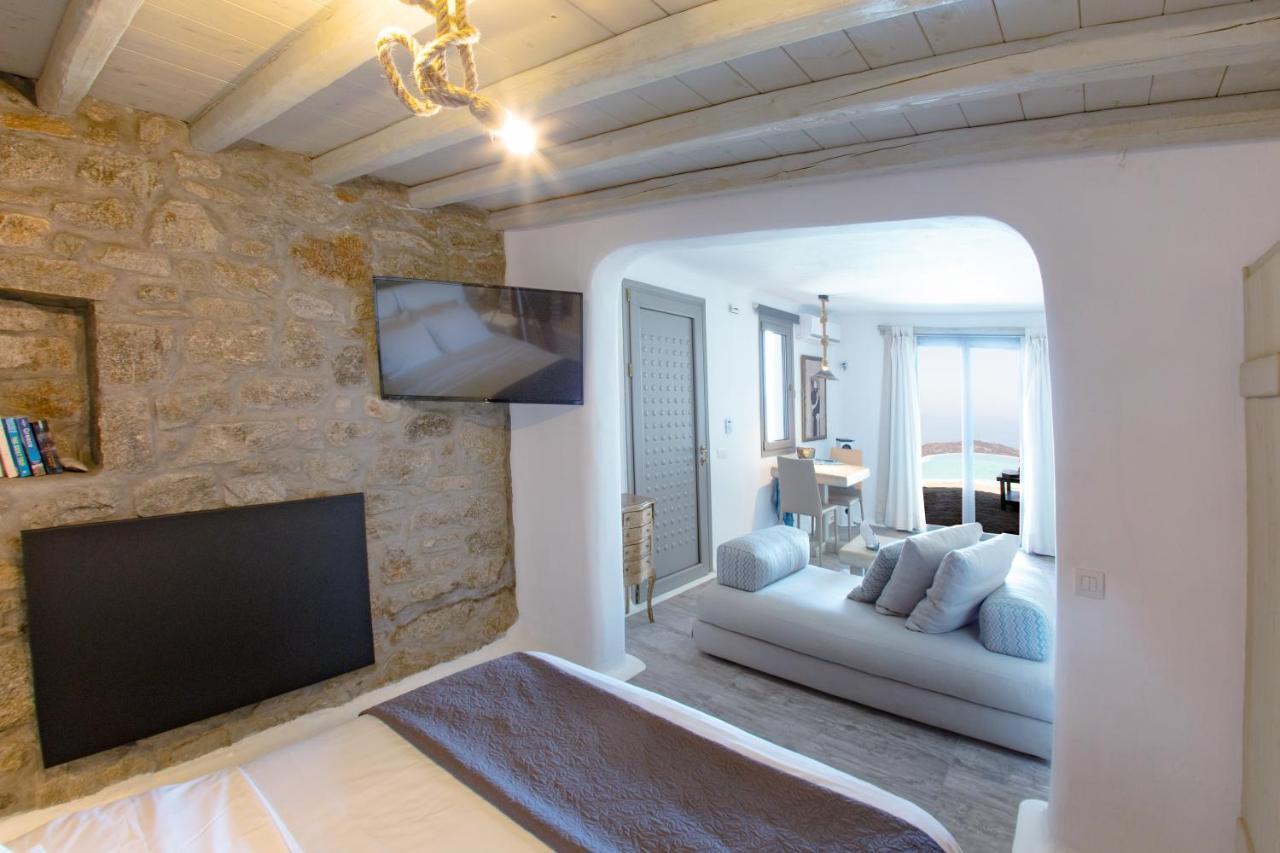 Amallini Suites Mykonos スーパーパラダイスビーチ エクステリア 写真