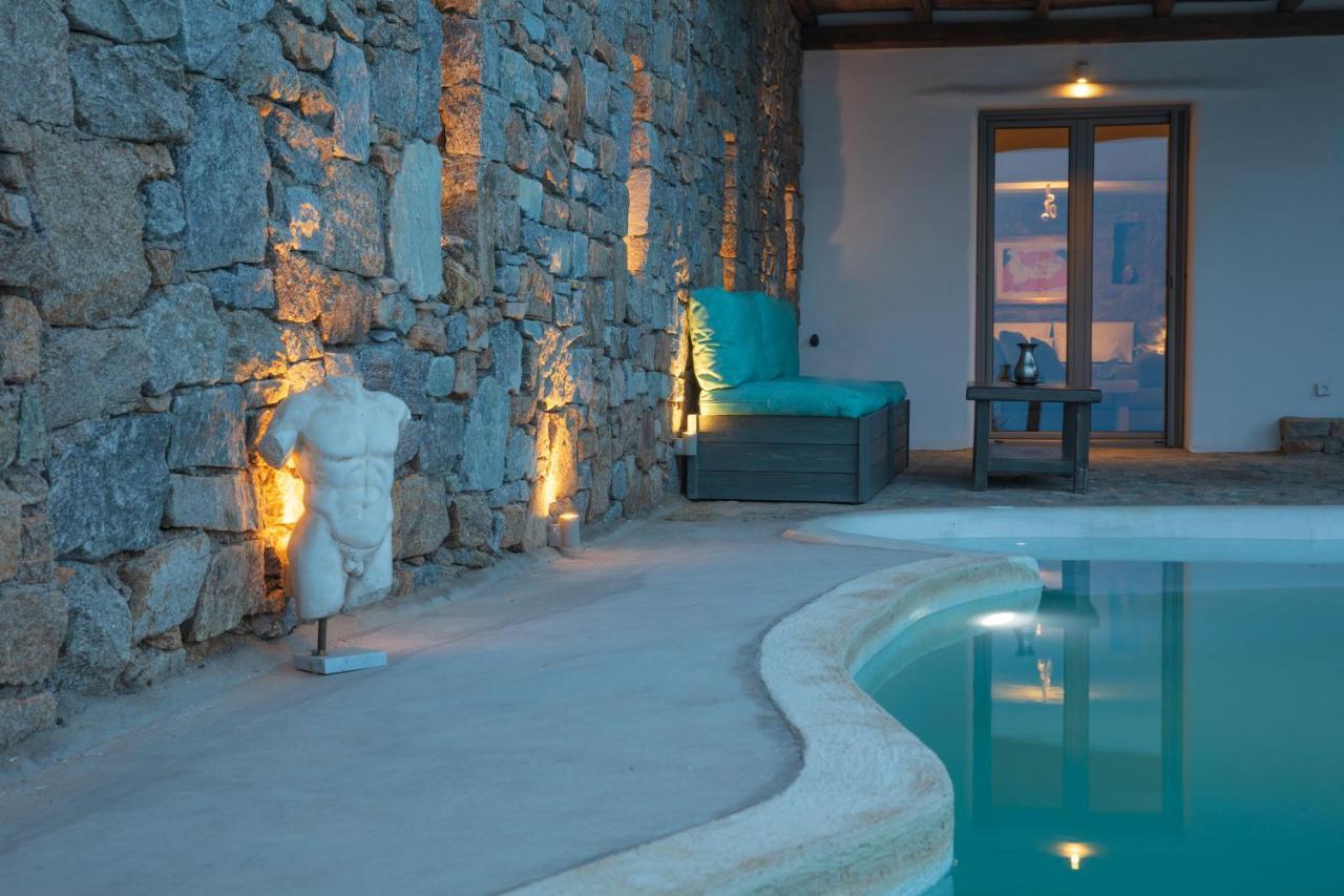 Amallini Suites Mykonos スーパーパラダイスビーチ エクステリア 写真