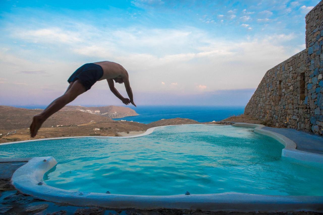 Amallini Suites Mykonos スーパーパラダイスビーチ エクステリア 写真